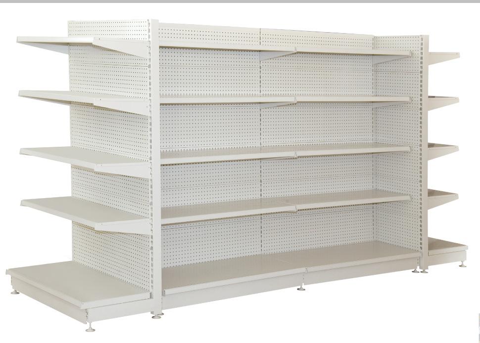 Perforated back panel shelf 9